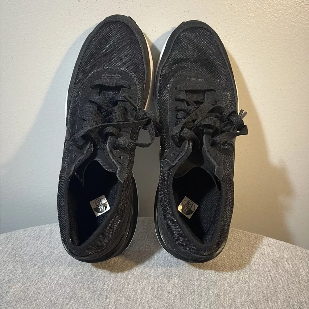 Nike GS Waffle One Grade School Black/White Sneaker Shoe Size 7Y DC0481-001 - Picture 8 of 11
